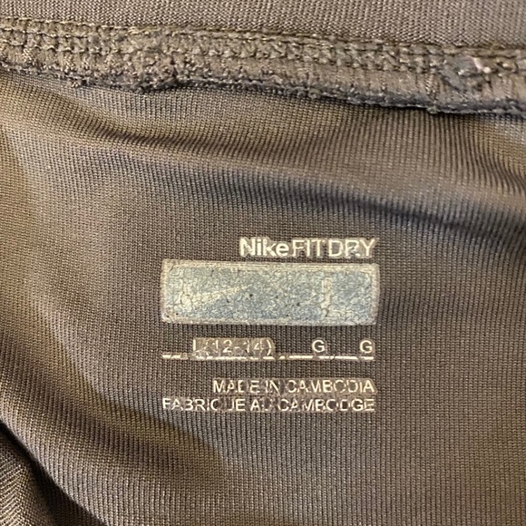 Nike Dry-Fit charcoal gray tennis/running skort(L) - Picture 4 of 6